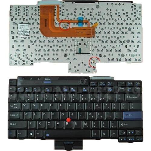 US Keyboard For ThinkPad X300 BLACK NEW PN:42T3567 42T3600 KD89 138445-000 New Laptop Keyboards With