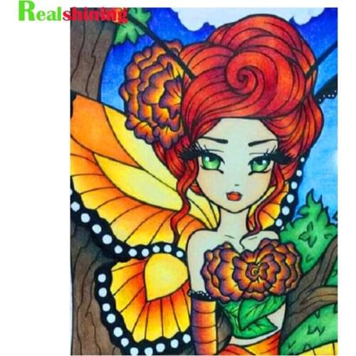 Diy square round drill diamond Painting Big Eyes 5d diamond art cross-stitch diamond embroidery rhinestones Woman puzzle N2121