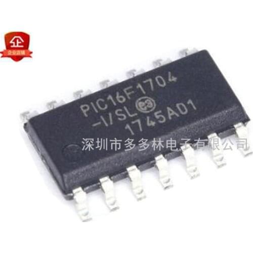 Xinyuan 1pcs PIC16F1704-I/SL PIC16F1704 PIC16F1705-I/SL PIC16F1705 16F1704 SOP14 IC MCU 8BIT 7KB FLASH 14KB FLASH 14SOIC