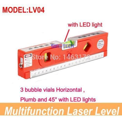 Multifunction Digital LED laser level, LED foot level, lv04 foot circle with 1 meter, laser marking device