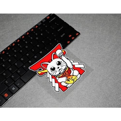 Motosport Maneki Neko stickers motorcycle helmet decals vinyl motocross racing stickers for Japan Twin Ring Motegi