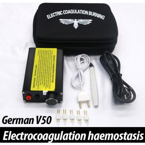 V50 tabletop electrocoagulation pen hemostatic burner cosmetic plastic tool electrothermal coagulation hemostat