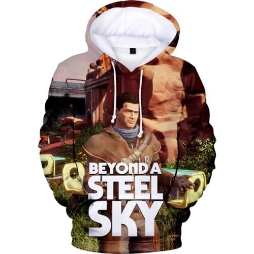 New 3D Print beyond a steel sky Sweatshirt Streetwear High Quality Fashion Casual Tracksuit Loose Sweatshirt Men/Women Pullover