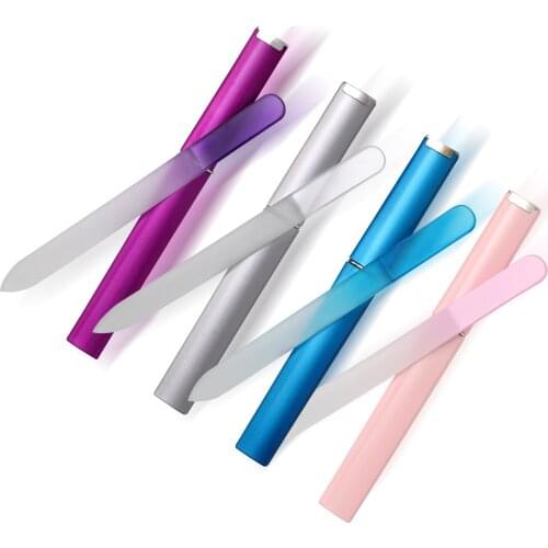 Nail Art Files Crystal Glass File Buffer Sanding Gel UV Polish Buffing Tips Manicure Decoration Tools Salon Beauty Gradient