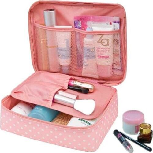 Portable Makeup Travel Bag Women Storage Multi-function New Cosmetic Bag Fashion Wash Oxford Waterproof Men Bag