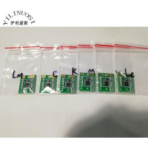 Permanent chip for Mimaki JV3 SS2 Cartridge 6 colors CMYKLCLM printer parts