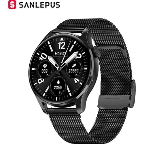 SANLEPUS 2021 Smart Watch Men Full Touch Screen Smartwatch IP68 Waterproof Sports Fitness Tracker Health Monitor For Android iOS