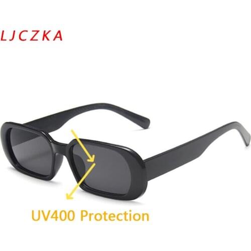 Vintage Black Square Sunglasses Womens Small Rectangle Sun Glasses Ladies Classic Retro Sun Glasses For Female Oculos De Sol