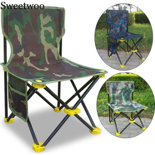 SWEETWOO Multi-function Portable Folding Fishing Chair Stool Aluminum Alloy Outdoor Hiking Camping Small Fishing Chair S M L