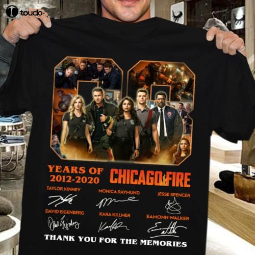 Chicago fire 08 years anniversary 2012-2020 unisex shirt