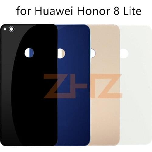For Huawei Honor 8 Lite Back Glass Battery Back Cover for Huawei Honor 8 Lite Rear Housing Door Cover Repair Spare Parts