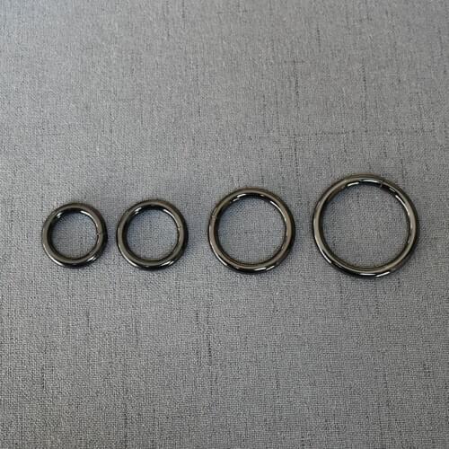 1 Pcs/Pack 15mm 20mm 25mm 32mm O Ring Adjustable Clip Buckle Hook For Handbag Backpack Dog Harness Metal Plated Non-Welded