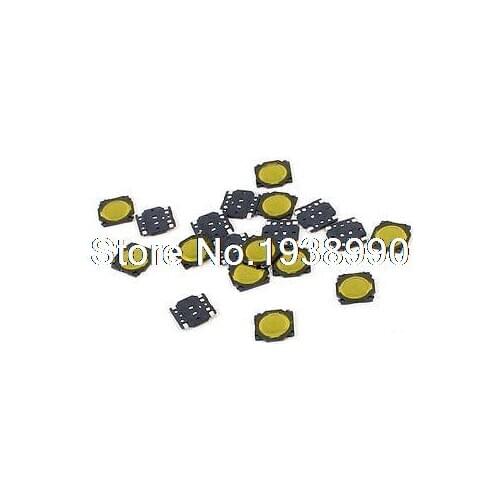20 Pcs 3.7x3.7x0.35mm 4Pin Momentary Push Button PCB SMD SMT Tactile Tact Switch