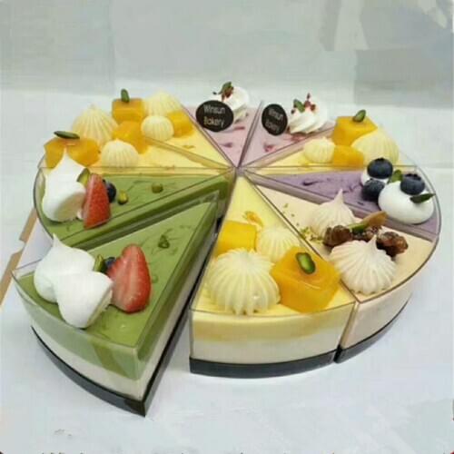 20pcs Net red mousse cake cup 120ml creative transparent disposable dessert box birthday wedding party favors baking decor cup