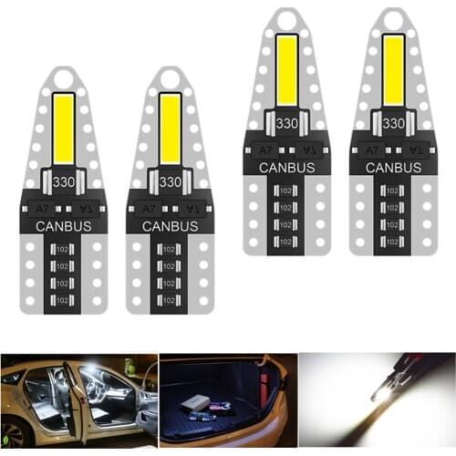 4pcs T10 W5W Led Bulb Car Interior Light For Mazda 2 3 5 6 626 CX-7 CX-5 CX5 atenza 3 2011 CX-9 MPV MX-5 Miata RX-8 Tribute 12V