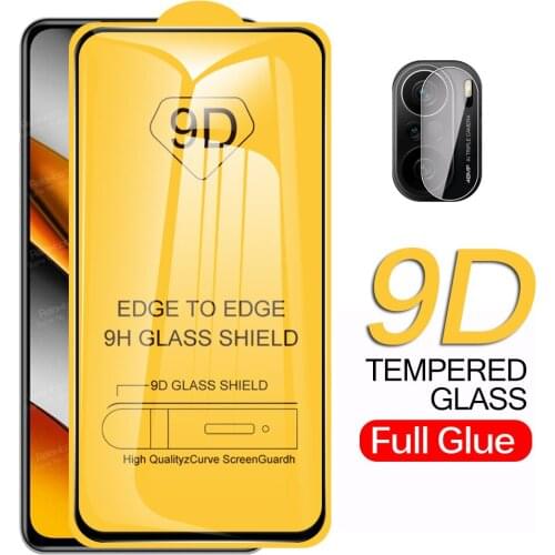 9D Full Glue Protective Glass For Xiaomi Poco F3 PocoF3 Mi Little Poko Poxo PocoPhone F 3 Camera Lens Tempered Glass Cover Film