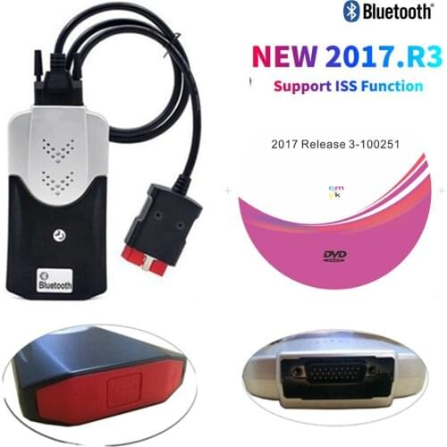 2017.3 R3 NEW keygen for delphis vd ds150e cdp with bluetooth car truck obd2 scanner adapter with usb LED 3in1 Diagnostic tools
