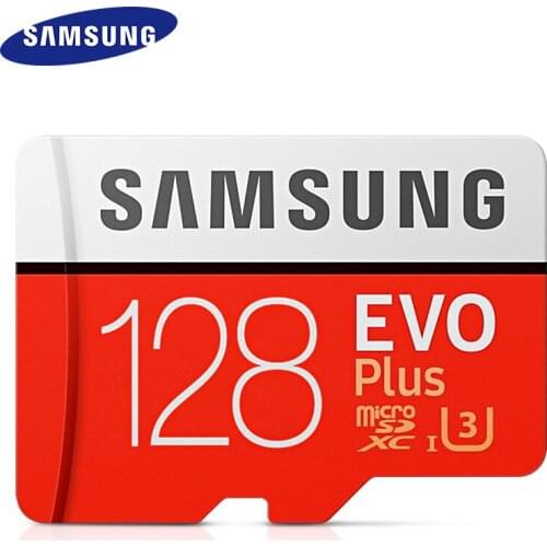100% Original SAMSUNG EVO+ Plus 128G 100MB/S memory card 32GB 64GB 256GB micro sd U1/U3 Class10 MicroSD for Smartphone Tablet PC