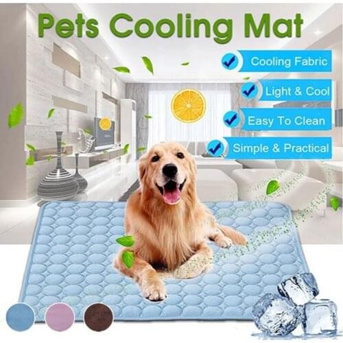 Pet mat, summer cat and dog sofa cushion, ice silk cold feeling cool mat, pet cooling supplies, summer ice mat