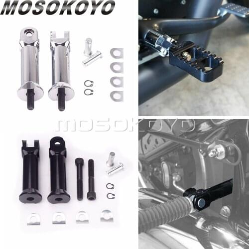 Motorcycle Passenger Foot Pegs Support Mount Kit For Harley Softail Slim Fat Boy Street Bob Low Rider Breakout Sport Glide 18-20