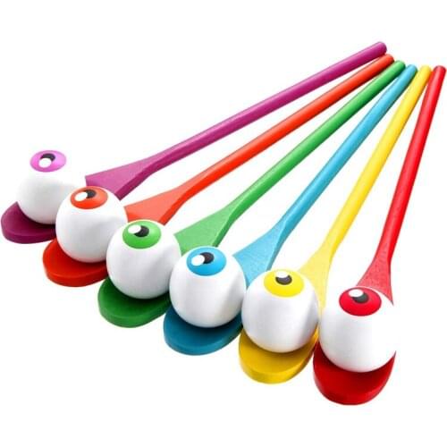 Spoon Race Game Set Easter Egg and Spoon Race Game Set Easter Fun Party Game Toys for Classroom Game Supplies Activities