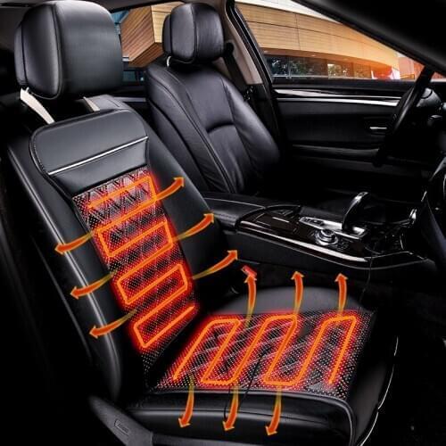 Not Afraid Of Winter Instant Heat Car Seat Cover Heating Vest Cushion For Office Seats Van Truck SUV and All Sedans Seats