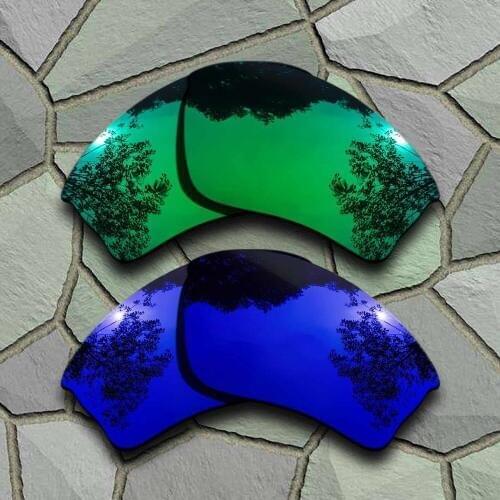 Jade Green&Violet Blue Sunglasses Polarized Replacement Lenses for Half Jacket XLJ