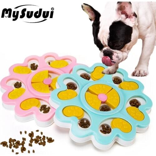 Dog Toy Puzzle Educational Training Treat Toys Dog Interactive Puzzle Dispenser Slow Dog Feeder For Small Medium Dogs Dla Psa