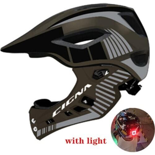 2-10 Year Old Full Covered Kid Helmet Balance Bike Children Full Face Helmet Cycling Motocross Downhill MTV DH Safety Helmet BMX