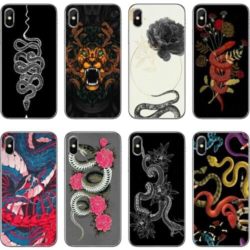 Silicone Phone Case For Huawei Honor 20 10i 9X 10 Lite 8S 8C 8X 7C 7X 7A 6C Pro 6 6A 6X 5A 5C Flower dragon snake Soft Cover