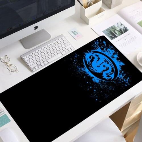 Extended Mouse Pad Anime Dragon Large Gaming Mouse Pad- Computer Keyboard Mouse Mat Mousepad Rubber Base lock edge mouse pad