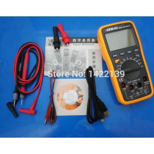 USB Precision multimeter temperature frequency table VC86E