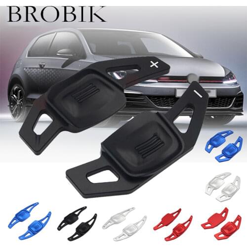 For VW TSI Golf8 MK8 TSI POLO MK6 Touareg TSI Car Steering Wheel Paddle Extend DSG Direct Shift Paddle Cover Car Accessories