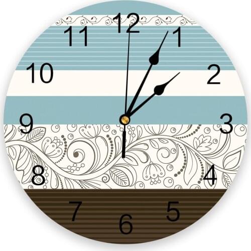 Vintage Flower 3D Wall Clock Modern Design Brief Living Room Decoration Kitchen Clock Art Wall Watch Home Decor