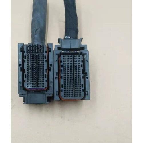 1 Kit Used Computer Board Plug 91 Pin With Full Wire Or 105 Pin With Full Wire Harness Socket Connector For VW Audi