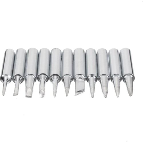 11Pcs Soldering Replacement Screwdriver Iron Tips Lead Free For Hakko Soldering Station Tool Soldering Tips