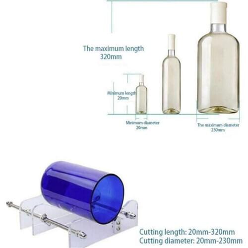 2020 New Glass Bottle Cutter Professional DIY Cutting Tool Wine Beer Bottle Glass Cutter Tool Household Kitchen Accessories
