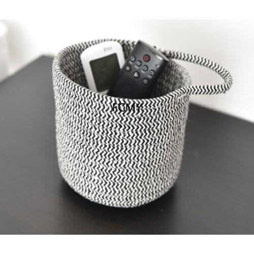 2021 New Storage Basket Fabric Finishing Box Desktop Remote Control Storage Basket Woven Basket Frame