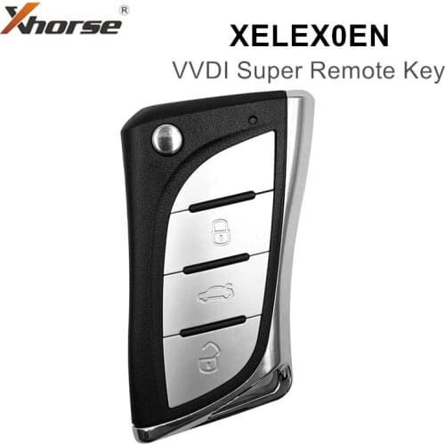 5pcs/lot Xhorse New XELEX0EN VVDI Super Remote with XT27 XT27A66 Chip Work for VVDI2 /VVDI MINI Key Tool / VVDI Key Tool Max
