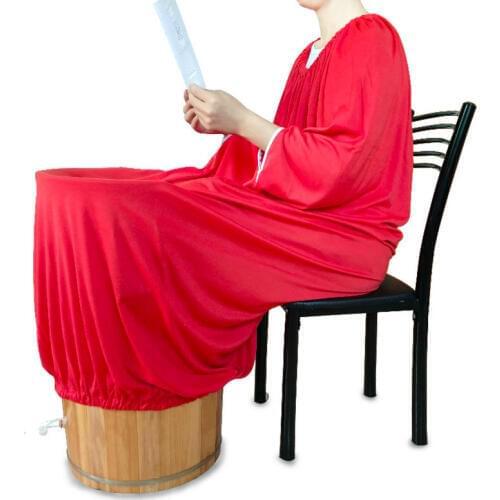 Sauna Accessories Full body fumigating clothes fumigating skirt sauna barrel bathing suit fumigating clothing cover