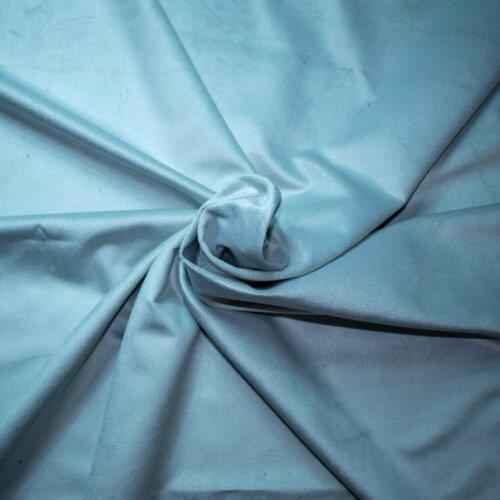 Ice Blue Curtain Velvet Fabric 145 cm width 10 mt'ye up cut