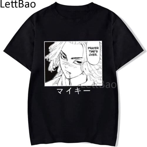 Anime Tokyo Revengers Manjiro Mikey T-shirts Japan Manga Streetwear New Fashion Aesthetic Men Women T Shirt Short Sleeve Tops