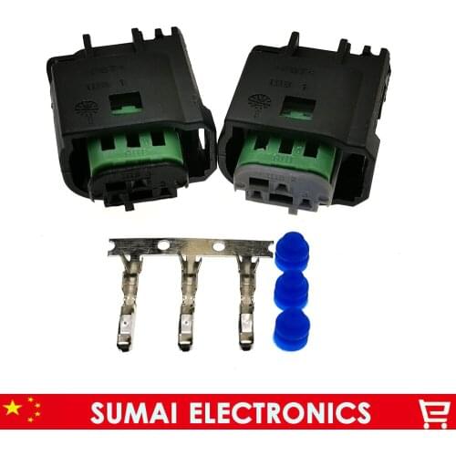 Female 3 Pin 967642 auto restrictor sensor/Throttl/Taillight plug,auto waterproof plug for BMW,Benz