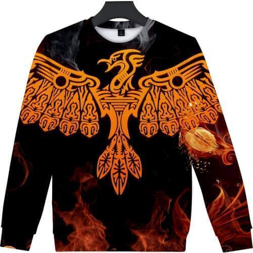 Hot Sale FireBird 3D hoodies men/women fashion Anime 3D hoodie sweatshirt pullover crewneck tracksuit casual clothes plus size