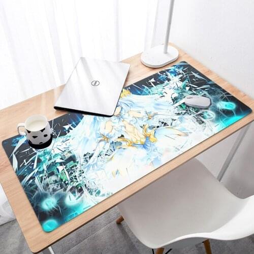 Anime Gaming Mouse Mat Large Mause Pad Perfect Locking Edge Large Rubber Mouse Pad 900x400x2mm Date A Live
