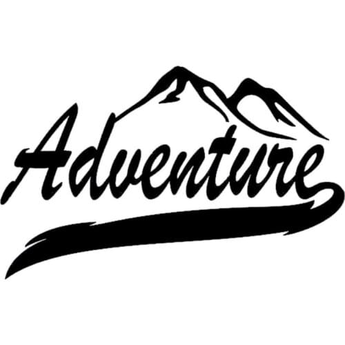 Personality Car Sticker Adventure Camping Hiker Outdoor Sports Decals Fashion Window Decoration PVC Waterproof Sunscreen Decal