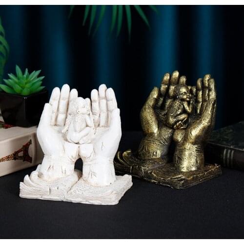 Creative Western Religion Decorative statue of Jesus, Virgin, guardian angel Resin art retro ornaments Church decorations