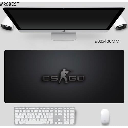 MRGBEST Gaming Mause Pad Extra Large COGO Black Background Non-slip Rubber Pads Desk Mouse Mats Computer Accessories for Gamer