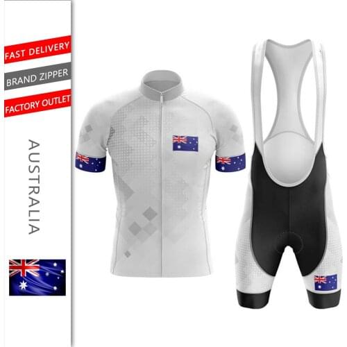 Maillot Lciclismo Hombre for Men and Women New Summer Cycling Jersey Set Australia Flag Jerseys Mountain Bike Australia Flag