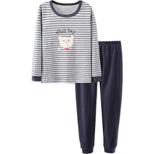 Autumn Baby Cartoon Print Clothes Sets Fashion Girls Casual Outfits for 3-15Y Baby Loose Clothes Sets Toddler Boys Girsl Pajamas